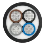 کابل آلمینیوم 70* 4 روکش PVC - تصویر 2